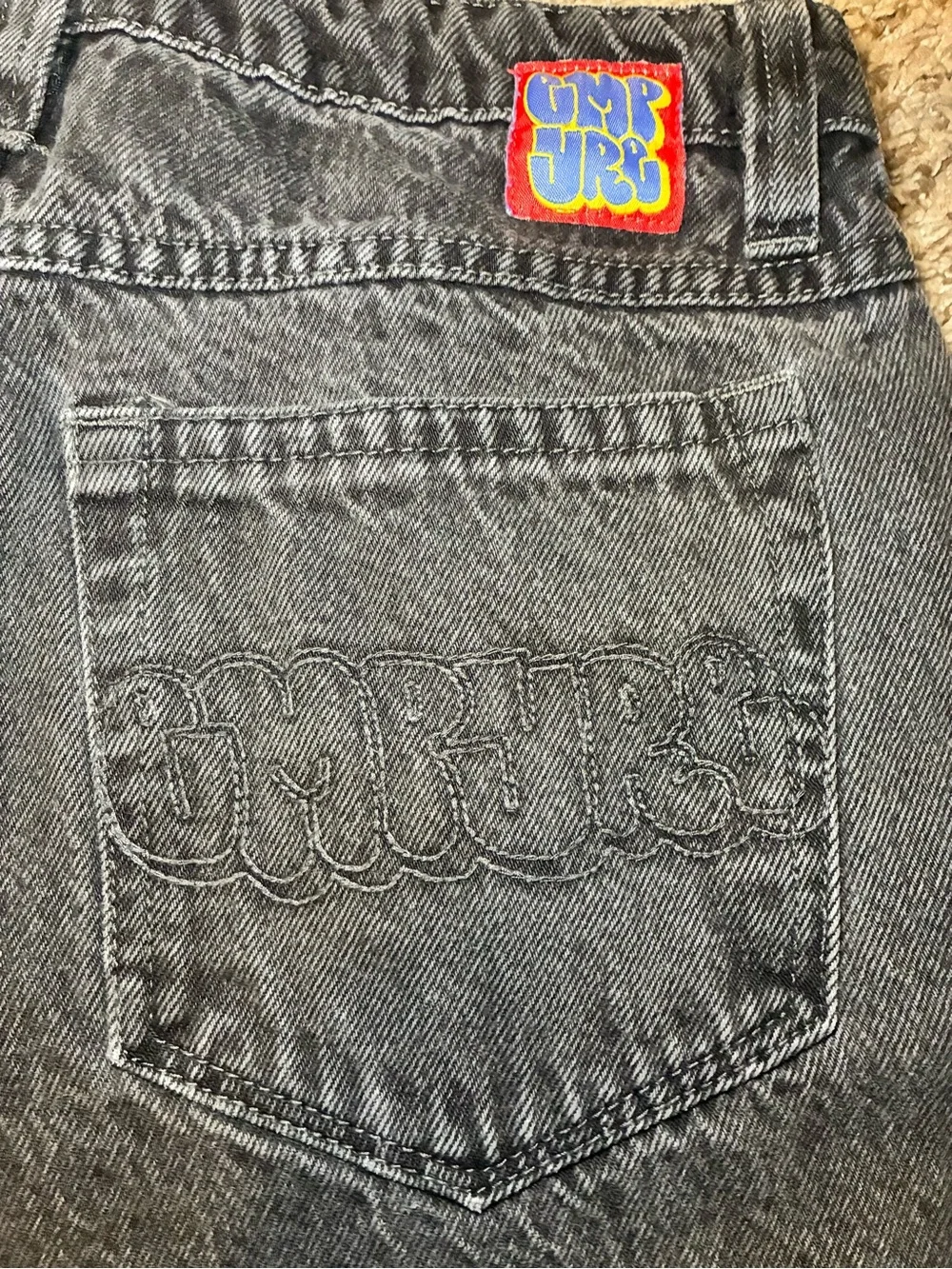 Men's Black Relaxed Fit Jeans